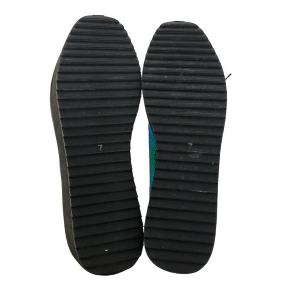 YES Holographic Platform Shoe Size 7 Rainbow Mermaid - Picture 10 of 11